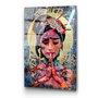 Wallity Cuadro Decorativo de Vidrio Templado Multicolor 70 x 100 cm